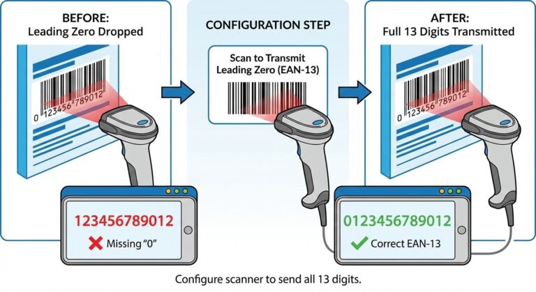 scanner leading zero
